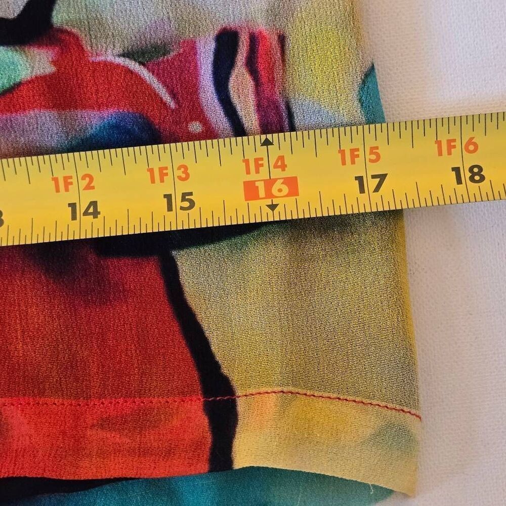 Sterling Styles Womens Artistic Boho Wide-Leg Crop Palazzo Pants Multicolor OS - Picture 9 of 12